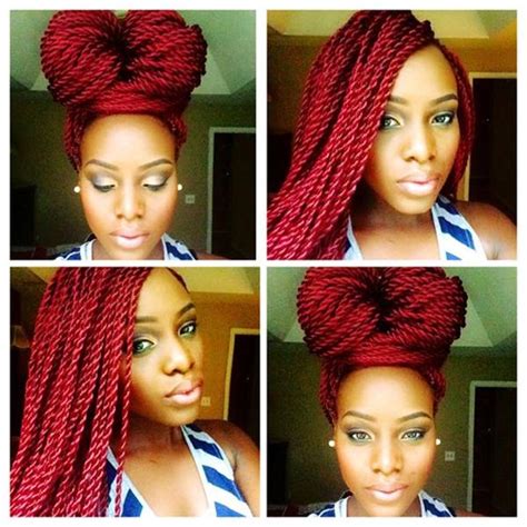 How to create a waterfall braid in 3 easy steps. 45 Photos of Rockin' Red Box Braids