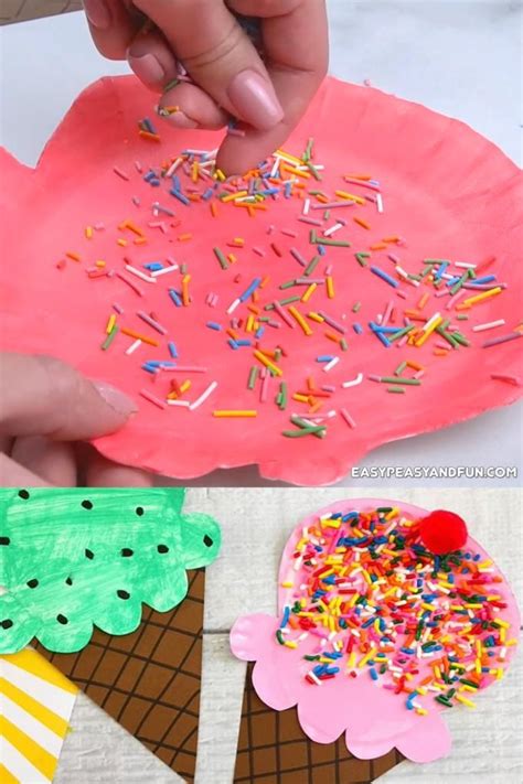 Paper Plate Ice Cream Craft Summer Craft Idea For Kids Video Video