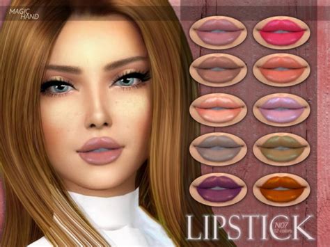 The Sims Resource Lipstick N07 By Magichand • Sims 4 Downloads