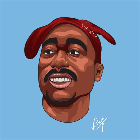 Tupac Shakur Vector Illustration Tupac Art Tupac Shakur Famous