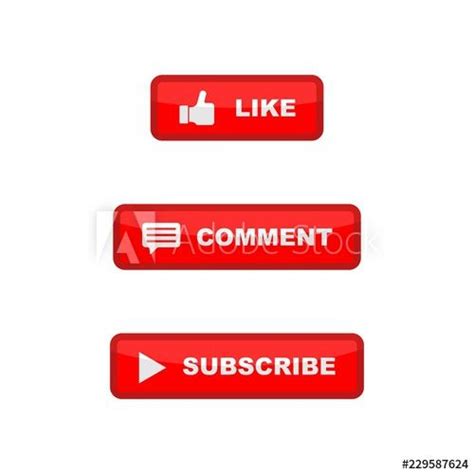 Like Comment And Subscribe Icon Button In 2021 Youtube Logo Video