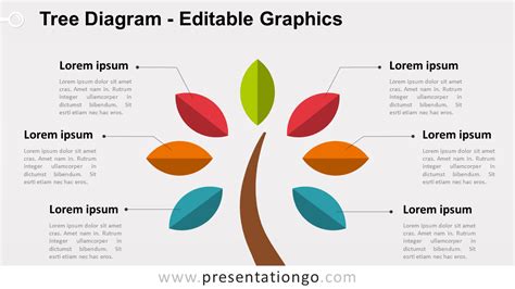 Simple Tree Powerpoint Diagram