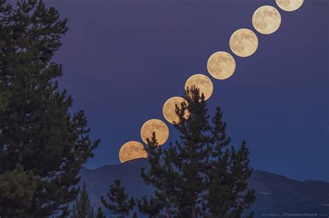Timelapse Super Moon Rising Over The Rocky Mountians Universe Today