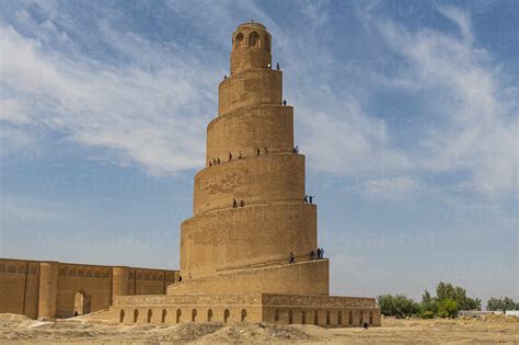 Spiral Minaret Of The Great Mosque Of Samarra Unesco World Heritage