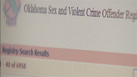 Lawmakers To Decide On Oklahoma Sex Offender Bill