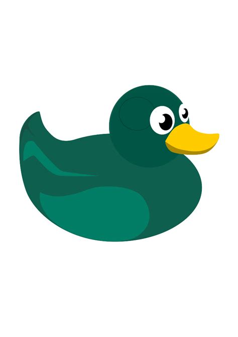 Green Rubber Duck Clip Art At Vector Clip Art Online