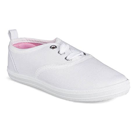 Buy Sugar And Spice Sbk207 White Y1 Girls Canvas Sneakers Lace Up
