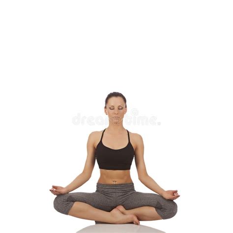 Young Beautiful Girl Yoga Posing Stock Image Image Of Aerobics Posing 41333761