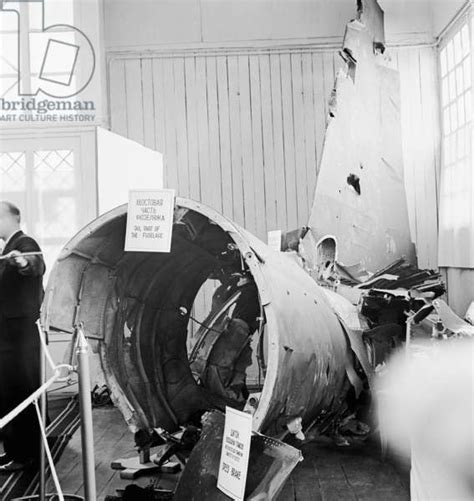 Ussr 1960 Tail Section Of Lockheed U2 Spy Plane Shot Down Over Soviet