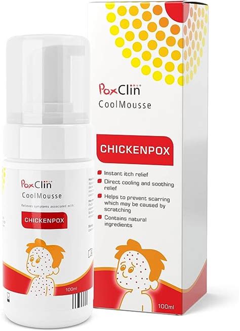 Poxclin Coolmousse Chicken Pox Treatment For Children Chicken Pox