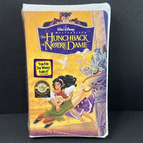 The Hunchback Of Notre Dame Vhs 1997 Masterpiece Collection Sealed