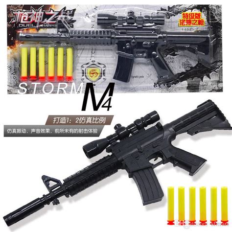 2020 M4a1 Assault Rifle Plastic Guns Toy 610 Eva Foam Bullets