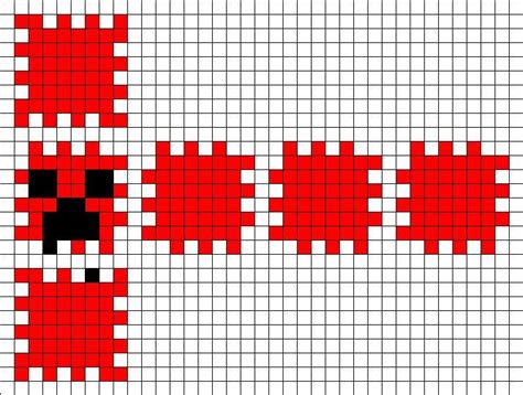 Perler Bead Creeper Head Pattern Hama Beads Minecraft Perler Beads