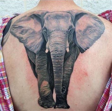top 165 elephant side profile tattoo