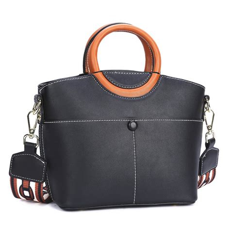 Clocolor Womens Handbags Elegant Leather Top Handle Satchel Ladies ...