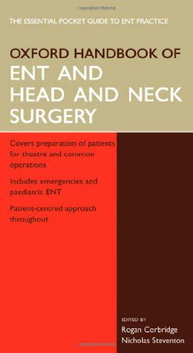 Oxford Handbook Of Ent And Head And Neck Surgery First Edition Abebooks