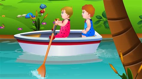 It can also be an action nursery rhyme, whose singers sit opposite one another and row forwards and backwards with joined hands. Row Row Row Your Boat Nursery Rhyme with Lyrics - Lullaby ...