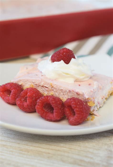 Raspberry Cream Cheese Dessert - Who Needs A Cape?