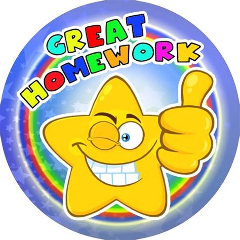 144 Fantastic Homework 30mm Stickers For Teachers Parents And Party