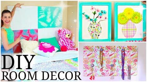 #wall decoration #easy decor #home decor #diy wall decor. DIY Tumblr Room Decor for Teens! | Tumblr Style - YouTube