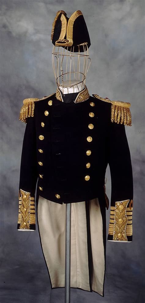 Front View Of The Royal Naval Uniform Pattern 1901 But This One Was