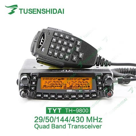 Newest Tyt Th 9800 Plus Quad Band 50w Professional Hf Vhf Uhf Ham Radio