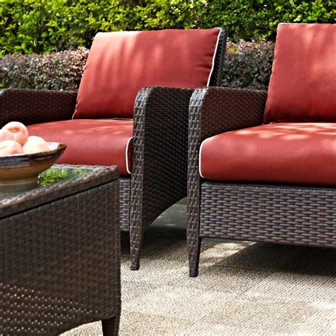 Get free shipping on qualified wicker, arm chair accent chairs or buy online pick up in store today in the furniture department. Crosley Kiawah Outdoor Wicker Arm Chairs with Sangria ...