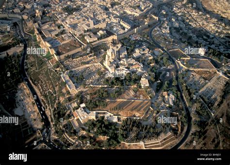 Israel Jerusalem An Aerial View Of Mount Zion Stock Photo Alamy