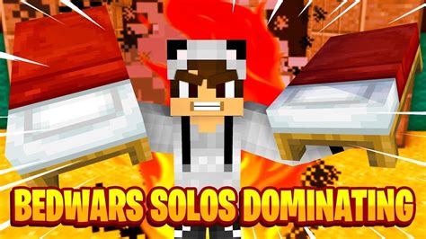 Minecraft Bedwars Solo Live Subscriber Games At 1 Like Youtube