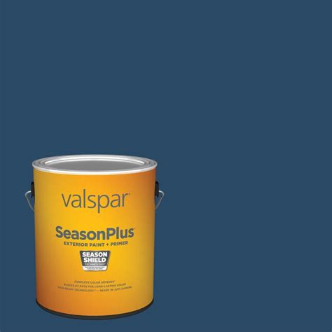 Valspar Seasonplus Flat Indigo Cloth 4009 7 Latex Exterior Paint