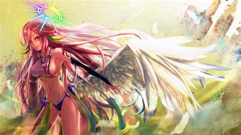 Wallpaper Illustration Women Anime Girls No Game No Life Boobs Mythology Jibril Fairy