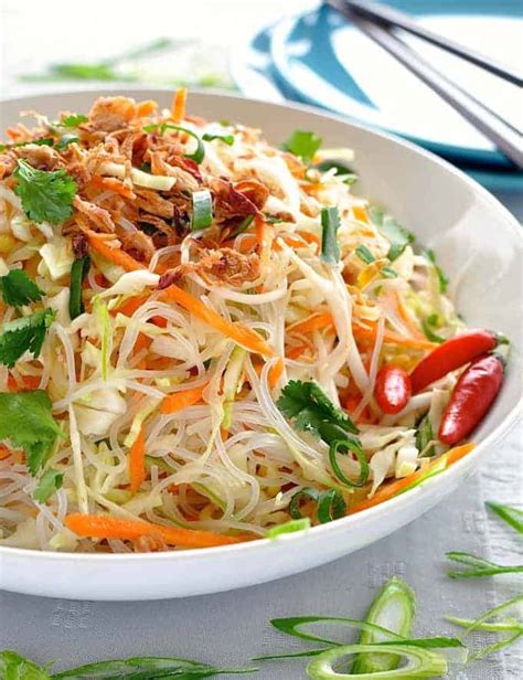 Asian Vermicelli Noodle Salad Recipetin Eats