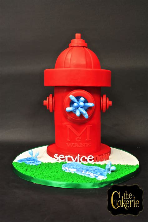 Fire Hydrant Mcwane And Service Now Cake Dog Cake Sculpted Cakes