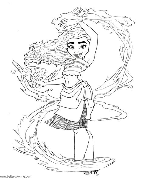 Princess Moana Coloring Page Free Printable Coloring Pages Porn Sex Picture