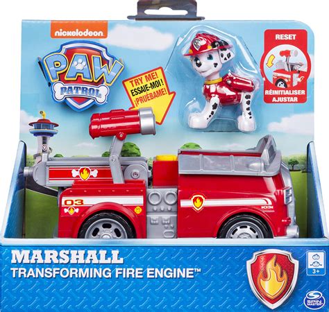 Buy Paw Patrol Marshalls Transforming Fire Truck With Pop Out Water