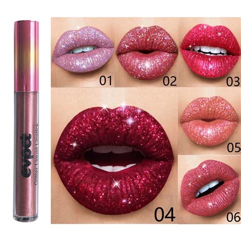Buy Maquiagem Sexy Shimmer Lipstick Matte To Glitter Lipstick Long Lasting