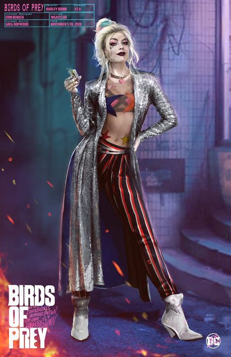 Official 'Birds Of Prey' Concept Art ~ Harley Quinn - Birds of Prey