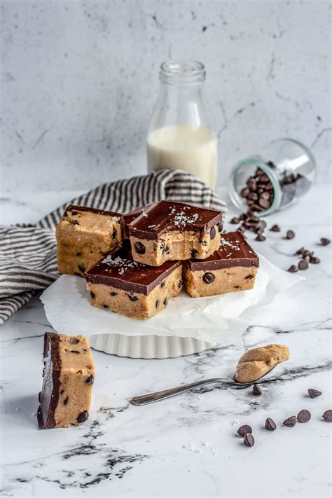 Easy Cookie Dough Fudge Peachy Palate