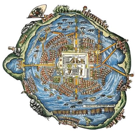 Tenochtitlan Mexico Aztecas Tenochtitl N La Gran Capital Del Imperio