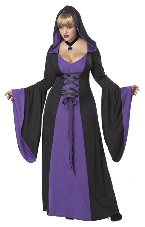 Plus Size 3x Large 01702 Vampire Deluxe Hooded Robe Witch Sorceress Adult Costume