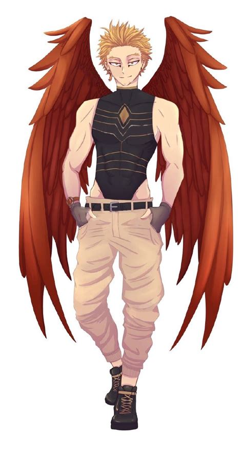 Car Dash Camera Hawks Fanart Full Body My Hero Academia 10 Hawks