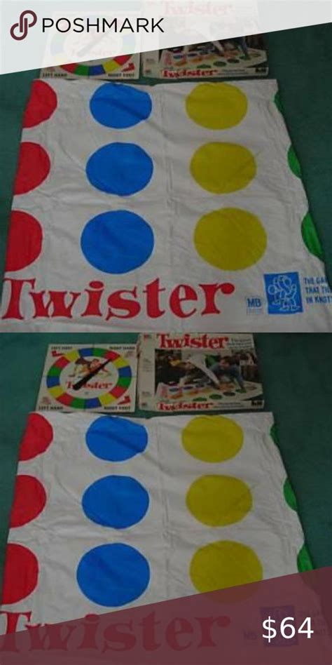 Twister Board Game 1974 Original Game That Ties You Up In Knots