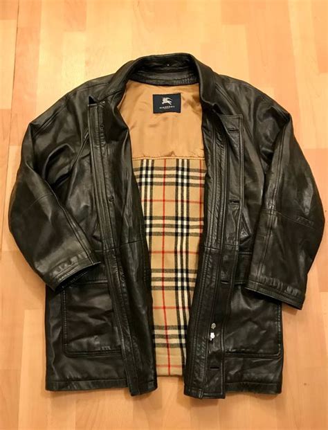 Burberry Leather Jacket Size Eu 50 It 54 Esfr 50 Catawiki