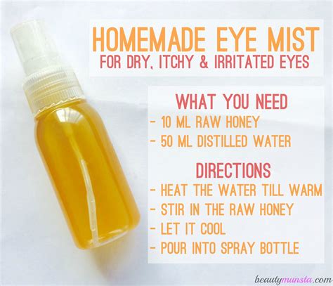 Homemade Eye Spray For Itchy And Irritated Eyes Beautymunsta