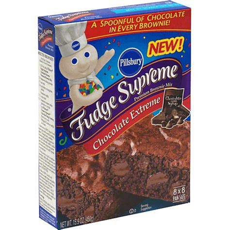 Pillsbury Fudge Supreme Premium Brownie Mix Chocolate Extreme
