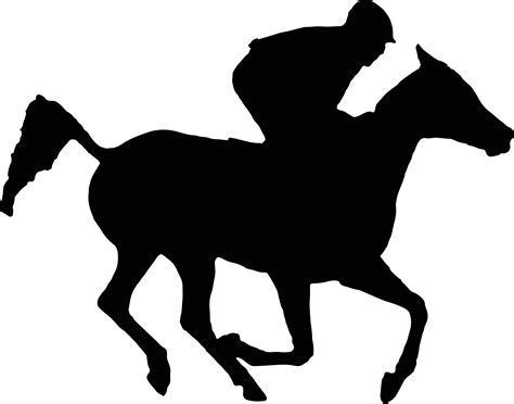 Racing Horse Silhouette At Getdrawings Free Download