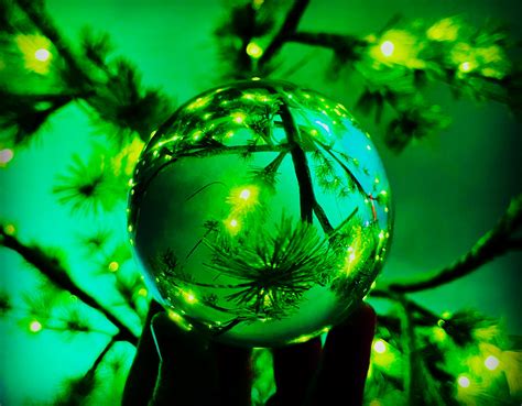 green glass ball glass ball photography with a green backl… leeny power flickr