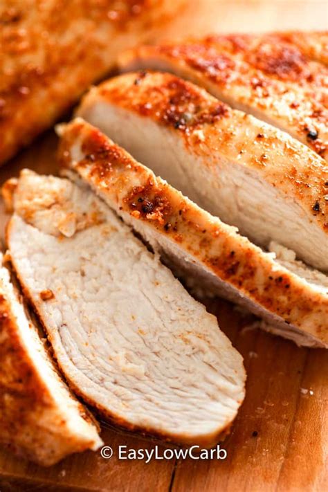 The chicken is always so evenly cooked, so tender, and nice and juicy. Air Fryer Chicken Breasts {Juicy & Tender} - Easy Low Carb