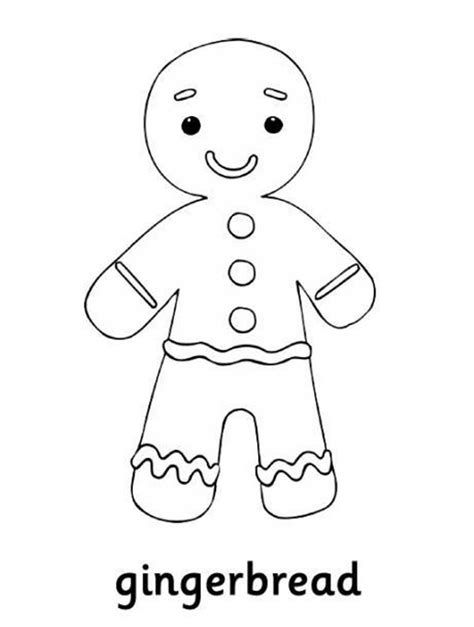 Great for improving fine motor skills and ideal for. Related image | Gingerbread man coloring page, Gingerbread ...