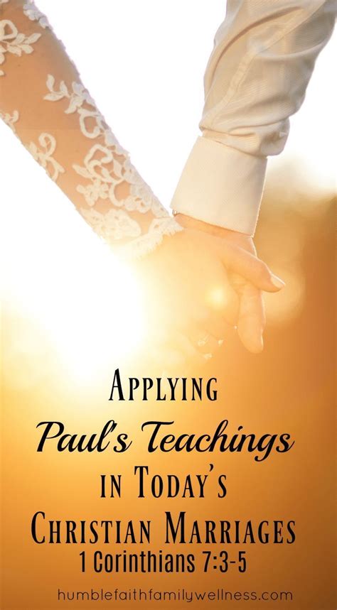 Christian Marriages Can Apply Pauls Teachings To Protect And